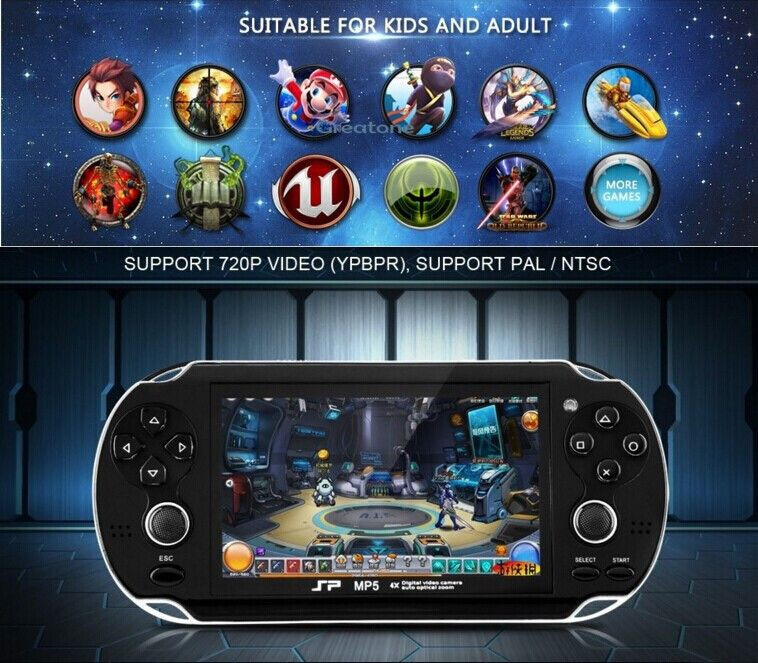 Consola Portatil Emulador De Juegos Psp 